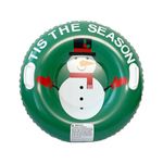 Snow Tubes for Kids and Adults | Snow Sledge with Handles | Snows Sled | Inflatable Snows Tubes Heavy Duty | Sledges & Toboggans for Winter Outdoor Sn-ow Games Skiing Skating