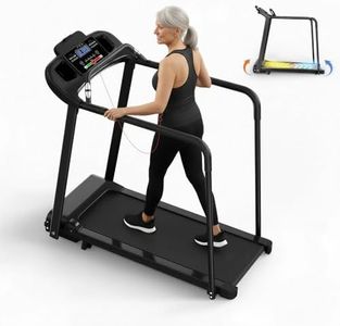Lastforever Walking Treadmill with Extended Handrails & Bidirectional Belt, 2.5HP Quiet Motor, 0.5–6 MPH, 310 lbs Capacity, Compact Treadmill for Home Seniors