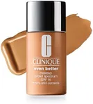 Clinique Even Better Makeup Medium Coverage Foundation Broad Spectrum SPF 15 | Evens Skin Tone + Reduces Dark Spots, Cream Caramel