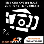 Corepad Skatez Pro 148 Mad Catz Cyborg R.A.T. Rat 2/4/6/8 TE/Contagio Replacement Mouse Feet