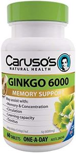 Caruso's Ginkgo 6000 Memory Support 60 Tablets