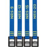NRS Buckle Bumper Tie Down Strap 2 Pack-IconicBlue-12ft