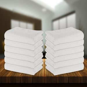 Kuber Industries (Pack of 12) Bath Towel | 30x60 Inch | 144 GSM Cotton Unisex Towel | Super Soft Towel for Bathing | Bath Towel For Gym, Travel, Beach, Pool | Large Size | White