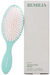 Vegan Lush Brush Detangling Brush - Hair Brush for Natural,Straight, Curly, Wet, & Dry Hair - Travel-Friendly Hair Comb with Vegan Boar Bristles & Soft Ballpoint Tips-Vegan Lush Brush by Remilia Hair