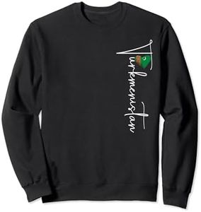 Turkmenistan flag, Turkmenistan Heart, Turkmenistan trip Tee Sweatshirt