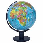 Waypoint Geographic Light Up Globe for Kids - Scout 12 Inch  Desk Classroom Decorative Illuminated Globe with Stand, More Than 4000 Names, Places - Current World Globe