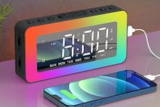 Kids Alarm Clock for Bedroom, Mirro