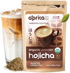 Hojicha Green Tea - Organic Hojicha Roasted Green Tea Powder - Authentic Japanese Houjicha - USDA & JAS Organic - [100g/3.5 Ounce Value Size]- by AprikaLife