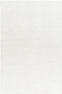 BoutiqueRugs Ivory Solid Contemporary 12x16 Large Area Rug Bamboo-Derived Rayon Hand Tufted Cream Pearl Nazih Great Room Open Concept Master Bedroom Large Dining Room Stain Resistant Non-Shedding