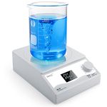 HYCC Digital Magnetic Stirrer Laboratory Magnetic Stirrer Plate with Timing Function (LCD Display Stirring Type)