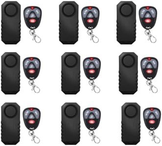 KCMYTONER 113dB Wireless Bike Alarm with Key Fob Remote,9PK