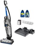 BISSELL CrossWave HydroSteam 3517F | Vacuum, Wash & Steam at the Same Time with HydroSteam Technology, Tangle-Free Brush Roll, Self-Cleaning Cycle, & Hard Floor Sanitise Formula Included