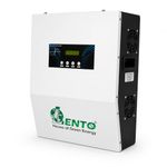 Lento 1.1KVA 12V Solar Hybrid Inverter with MPPT | Pure Sine Wave Solar UPS for Home | Compatible with Lithium, Tubular, SMF & Gel Batteries | Wall-Mount Design | Reliable Off-Grid Power Backup