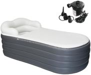 B&Y Inflatable Soaking Bathtub for 