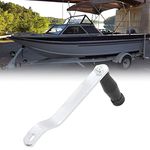 Boat Trailer Winch Handle Crisist Winch Handle 8.1in Ergonomic Winch Handle Crank Comfortable Grip Replacement Universal for Marine Boat Trail