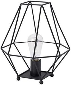 Albany Floor Lamp Metal 40 W Black L 26 x H 33 cm