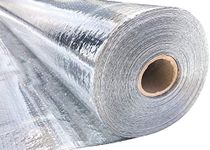 SmartFOIL- 4ft x 125ft Industrial Grade Radiant Barrier 500 sq. ft roll - Attic Foil, House Wrap, Reflective Insulation - Perforated, Breathable - Engineered FOIL (Blocks 95% of Radiant Heat)