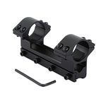 dophee Scope Mount 1" 25.4mm Rifle Tactical High Profile Dural Ring Scope Mount with 11mm Dovetail Rail