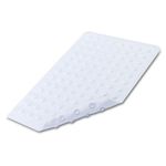 SlipX Solutions White Rubber Bath Safety Mat Provides Essential Coverage & Reliable Slip-Resistance in Tubs & Showers (14 x 22 Inch, 100 Suction Cups, Machine Washable)