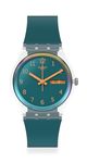 Swatch Unisex Casual Watch Blue Bio-sourced Quartz Blue Away