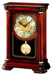 Seiko Wooden Pendulum Mantle Mantel Quartz Battery Clock with Westminster or Whittington Chime, Volume Control QXQ008B