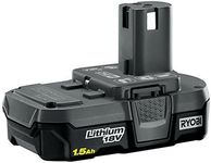 Ryobi 18-Volt ONE+ 1.5Ah Compact Lithium-Ion Battery