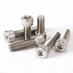 SYLIX ® M3 X 8mm length Allen Cap socket head screw Stainless Steel | Allen socket head cap screw with Nut and Washer (50 pcs set)