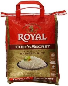 Royal Chef's Secret Extra Long Grain Basmati Rice, 10 Pound, White