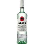 BACARDÍ Carta Blanca Superior White Rum, Iconic Caribbean Rum Perfect for Cocktails, 37.5% ABV, 100cl / 1L