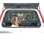 Speedwellstar Dog Guard Universal Car Pet Safety Barrier – Heavy Duty Adjustable Mesh Grill for Headrest – Secure Travel Protection for Pets & Passengers (90cm (120cm Extended) W x 42cm H)