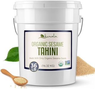 Kevala Organic Sesame Tahini - 36 lb, Bulk Size, Gluten Free Tahini Paste