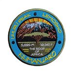 Mount Kilimanjaro Uhuru Peak Lemosho Tanzania Patch (3.5 Inch) Embroidered Iron/Sew-on Badge The Roof of Africa Souvenir Emblem