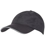 Trespass Men's Cosgrove Quick Dry Cap With Uv Protection 40 for Men Gents Adults Gym Active Yoga Pilates Sp, Black, One Size UK