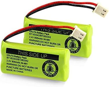 Kruta BT183342 BT283342 BT166342 BT266342 BT162342 BT262342 Battery Compatible with VTech CS6114 CS6419 CS6719 AT&T EL52300 CL80112 VTech CS6719-2 Cordless Handsets