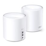 TP-Link Deco AX1800 WiFi 6 Mesh System (Deco X20) - Covers up to 4,000 Sq. Ft., Replaces Wireless Internet Routers and Extenders, 4 Ethernet Ports in total, supports Ethernet Backhaul, 2-Pack