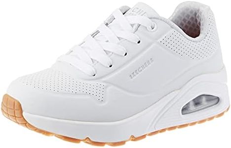 Skechers Uno Stand On Air, Zapatillas Niños, White Synthetic Trim, 33 EU