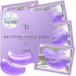 BLOOMORA Retinol & Collagen Under Eye Gel Patches (30 Pairs) | Eye Masks for Puffy Eyes | Under Eye Patches for Dark Circles & Puffiness | Under Eye Mask for Eye Care | Collagen Eye Patches