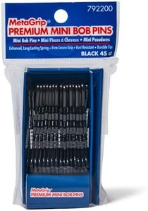 MetaGrip Black Mini Premium Bob Pins Black