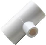Aopchry 10 Pack Chicken Waterer ABS Tee Fittings. Suitable for Chicken Water Cups, Nipples and Other Poultry Waterers, White and Thickened