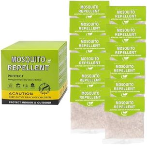 12 Pack Mosquito Repellent Pouches, Long Lasting Indoor & Outdoor Mosquito Control for Home, Patio, Camping, Travel, Safe for Kids & Pets