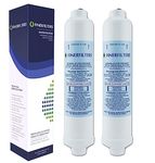 Finerfilters FF-6010PF Fridge Water Filter Compatible with Kenwood, Hisense DA2010CB, Daewoo DD7098 Fridge Water Filter Cartridge, and More. (2 Pack)