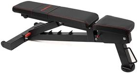 PowerBench 2.0 Adjustable Weight Bench, 7 Positions, Built-in Wheels & Handle, Innovative Equipment for Home & Commercial Gyms, Versatile Workout Bench