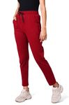 HSR Women Cotton Casual Style Pyjamas With Side Pockets || Women Pyjama || Women Lower || Lounge Pants (Maroon, 2XL)