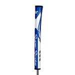 SuperStroke Zenergy Pistol GT Tour Putter Grip - Enhanced Spyne Technology, Classic Pistol Shape with No-Taper Comfort Blue / White