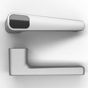 OLUMAT Handles for B22 Smart Door Lock (Silver)