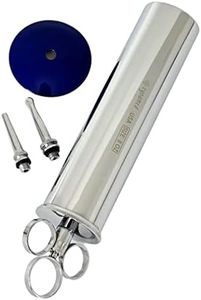 CYNAMED USA Ear Wax Removal Syringe 08 OZ - Brass with chrome finish Ideal for Household, EMT, Firefighter, Police, Medical Student, School and hobby-A+ QUALITY