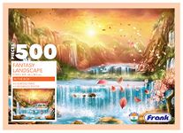 Frank Fantasy Landscape Jigsaw Puzzle (500 Pieces) for Adults and Kid Above 10+ Years- Realistic Illustrations -Fun & Challenging Brain Booster Games - for Focus and Memory -33921