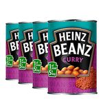 HEINZ Beanz Curry Pack of 4, x 390 g