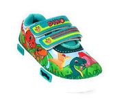 CLZ Unisex Casual Shoes for Kids Boys and Girls Dino-1 for 1-4 Years (Green, 2 Years)