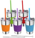 Rommeka Stainless Steel Cups, 5 Pac